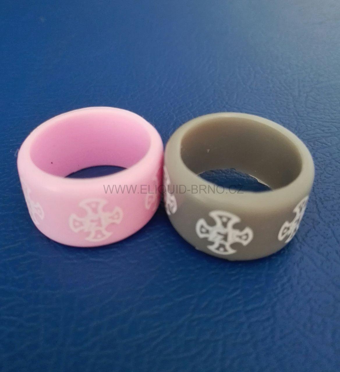 Dekorativní kroužek 19mm - šedý