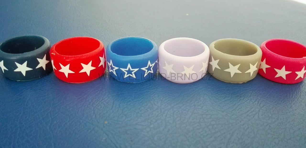 Dekorativní kroužek 19mm - šedý