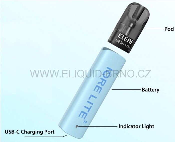 iSmoke Eleaf IORE LITE 2 490mAh růžová
