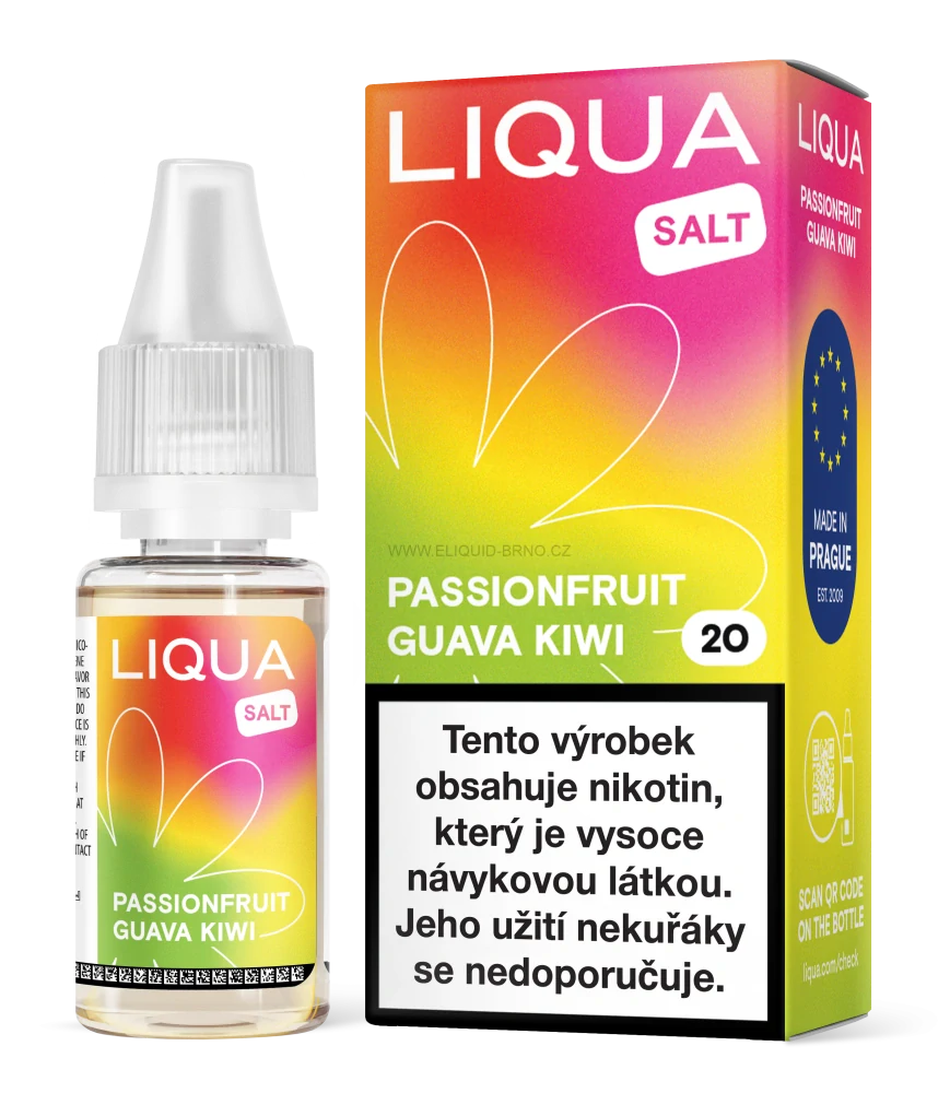 Liqua Salt Passionfruit Guava Kiwi 10ml/10mg
