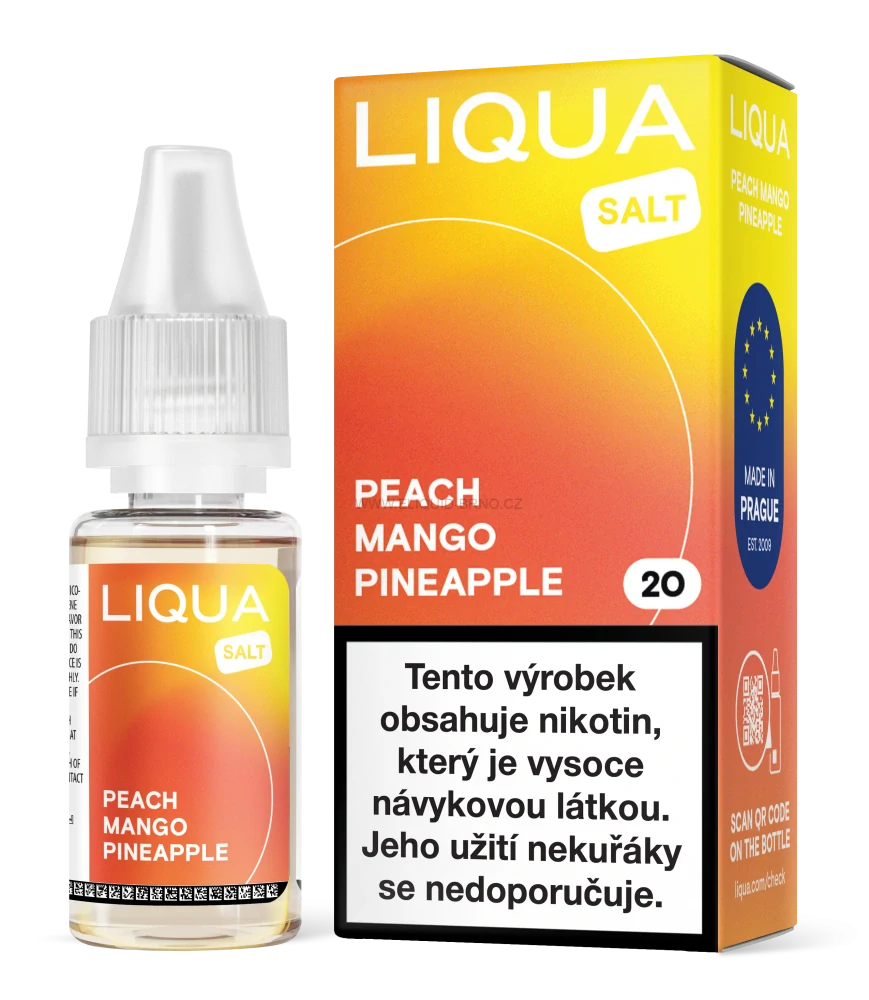Liqua Salt Peach Mango Pineapple 10ml/20mg
