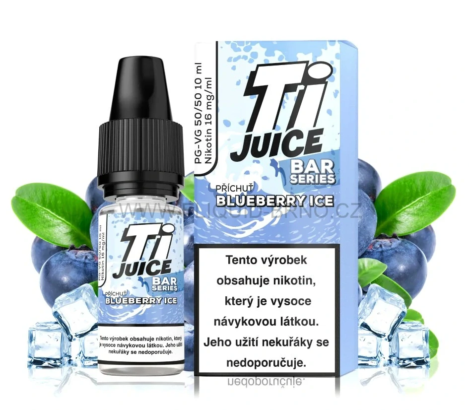 TI JUICE BAR SERIES - Blueberry Ice NIC SALT 16 MG
