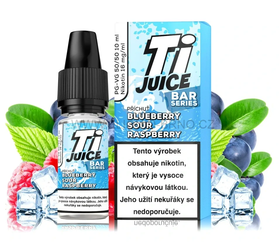 TI JUICE BAR SERIES - Blueberry Sour Raspberry NIC SALT 16 MG