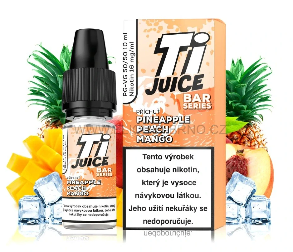 TI JUICE BAR SERIES - Pineapple Peach Mango Ice NIC SALT 16 MG