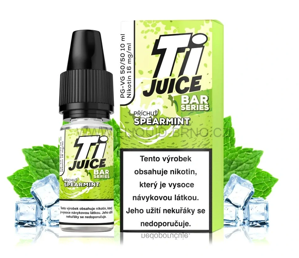TI JUICE BAR SERIES - Spearmint NIC SALT 16 MG