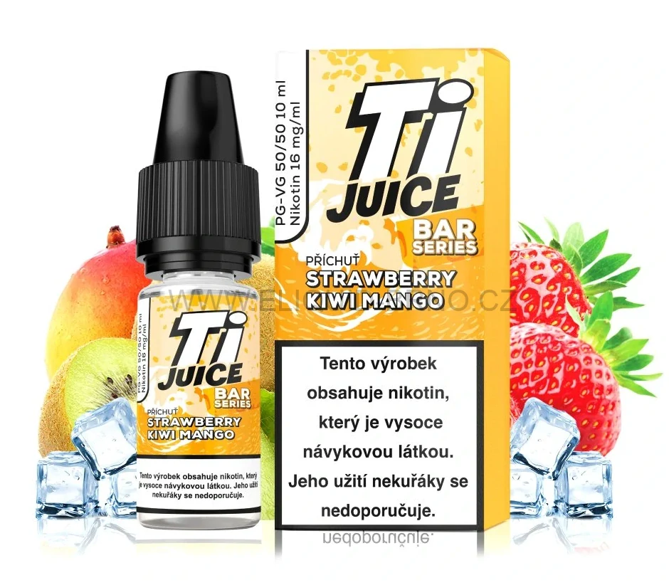 TI JUICE BAR SERIES - Strawberry Kiwi Mango NIC SALT 16 MG