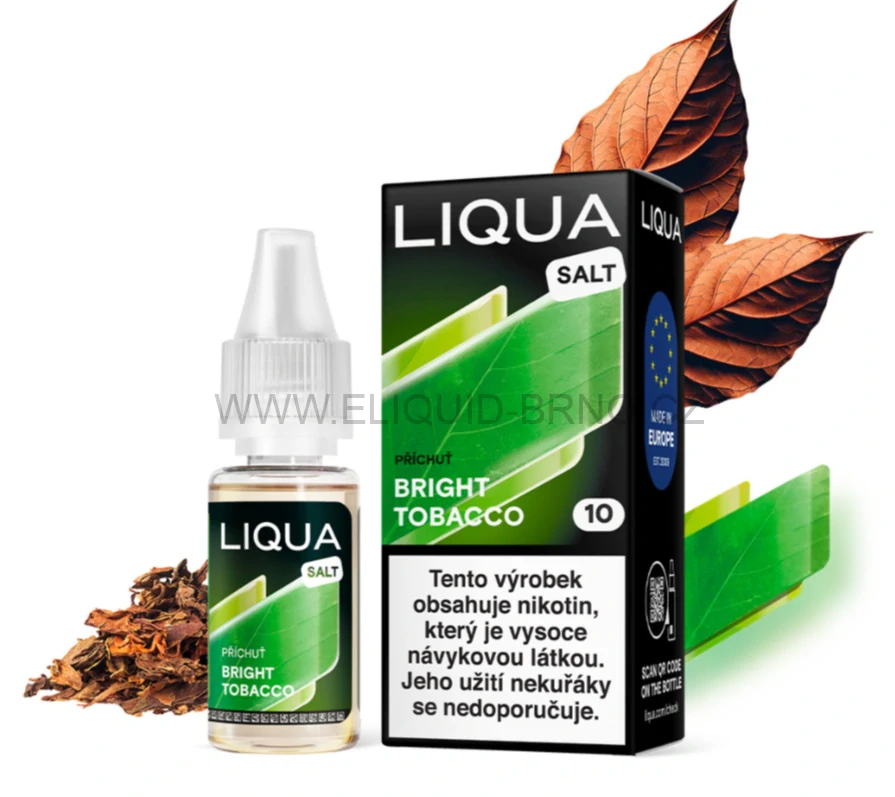 Liqua Salt Bright Tobacco 10ml/10mg