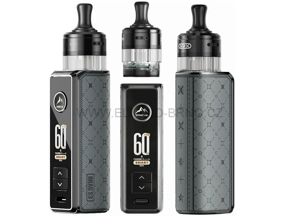 Voopoo Drag S3 Pod Kit Metal Gray