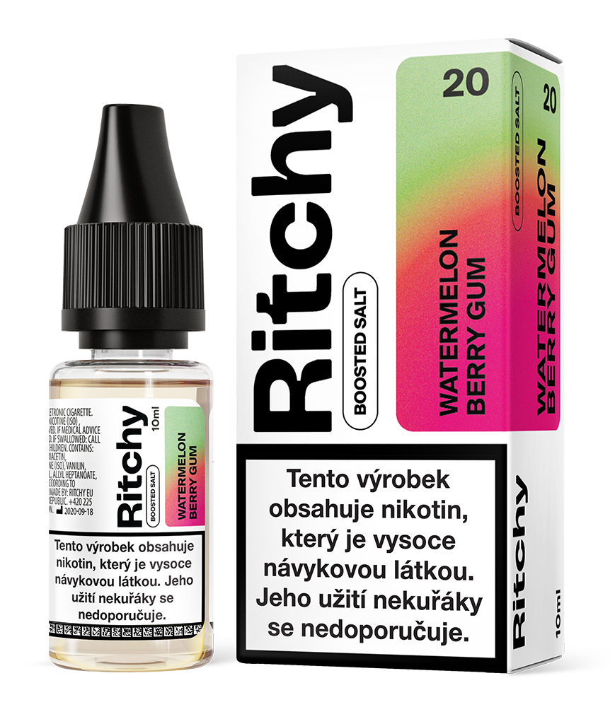 Ritchy Salt 10ml Watermelon Berry Gum 10