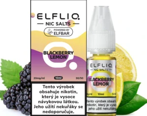 ELFLIQ Nic.Salt Blackberry Lemon 10ml/20mg