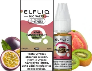 ELFLIQ Nic.Salt Kiwi Passion Fruit Guava 10ml/10mg