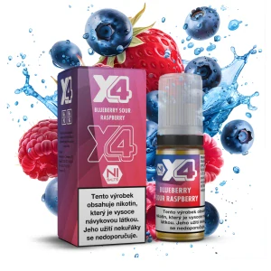 X4 Bar Juice Blue Sour Raspberry 10ml/10mg