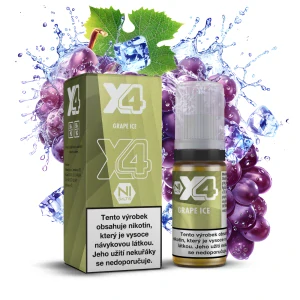 X4 Bar Juice Grape Ice 10ml/10mg