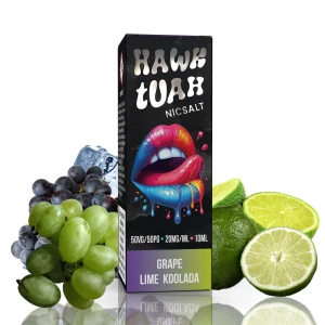 10 ml Hawk Tuah Salt - Grape Lime Koolada 20 mg/ml