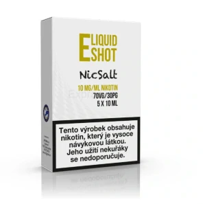 5 pack E-Liquid Shot Booster NICSALT 30PG/70VG 10 mg/ml