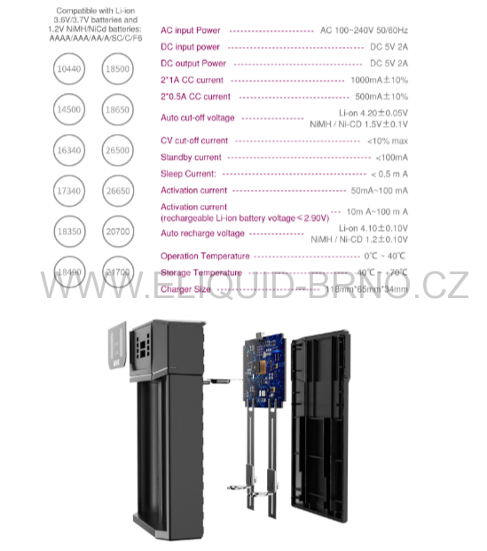Efest - nabíječka baterií Mega USB