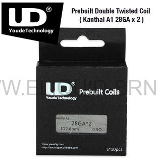 Double Twisted Coil Kanthal A1 (28GA x 2) - předmotaná spirálka