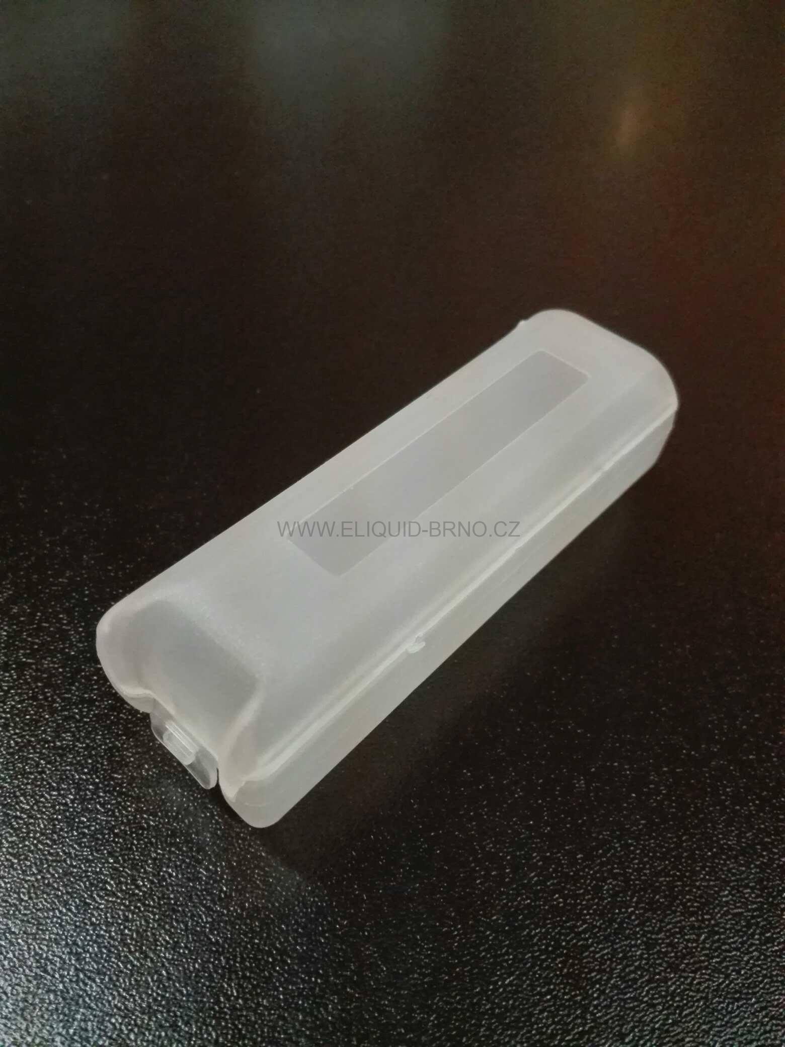 Krabička na baterii (1x 18650)  - čirá