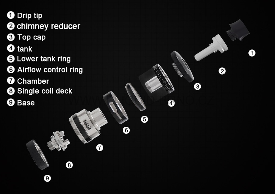 Steam Crave Aromamizer Lite RTA V1,5 23mm black