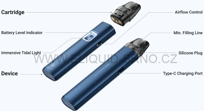 Elf Bar ELFX 2 POD 1700mAh Titanium Silver