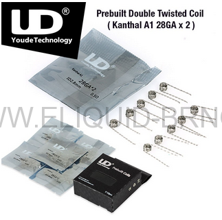 Double Twisted Coil Kanthal A1 (28GA x 2) - předmotaná spirálka