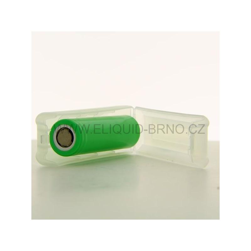 Krabička na baterii (1x 18650)  - čirá