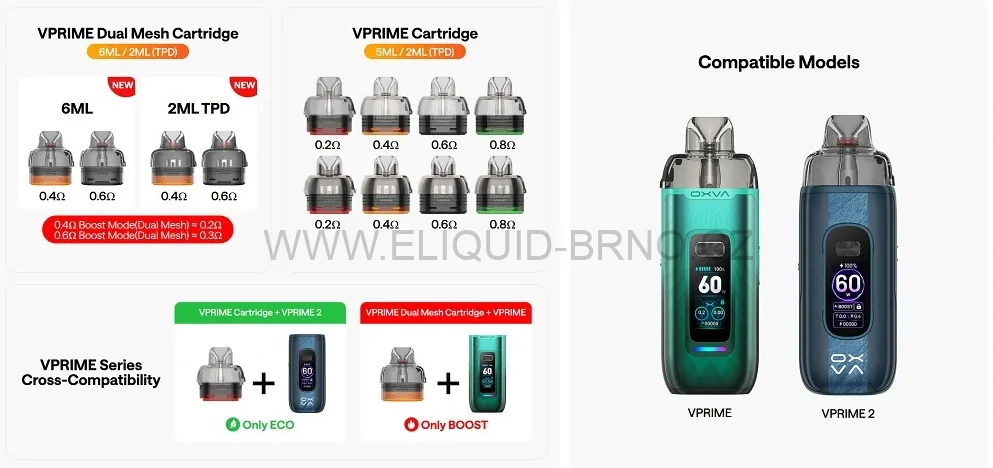 Oxva Vprime 2 Pod Kit Shard Black 3400mAh
